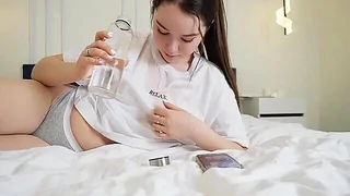 My Stepsis Rides My Cock & Wets Her Pussy - Valeria Sladkih