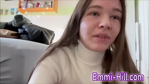 Teen Shoots Powerful Squirt in Mirror