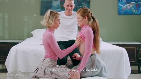 Amazing Models Molly Devon and Sofilie both Getting Fucked by This Lucky Guy