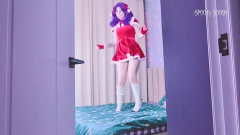Elf Misato Katsuragi from Evangelion Loves to Masturbate on Christmas Eve and...