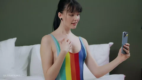 Two Best Girlfriends Amelia Riven and Bella Spark having Passionate Sex