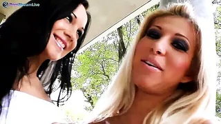 Wild hardcore threesome with Regina Moon and Clara G