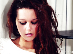 Laura Costina gets her pink coochie gently fucked by a fat dick