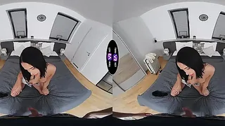 Naughty Alyssa Bounty rides his cock after city tour