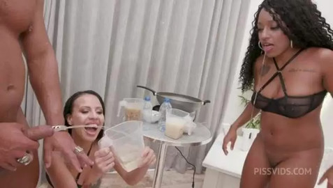 Pornbox P-Sluts Vol. 42 Starring Sensual Brazilian Vitoria Beatriz In An Intense Scene Doing Anal Piss Drinking And Eating Cocked Puk3 From Elisa Santos And Vicky Menage