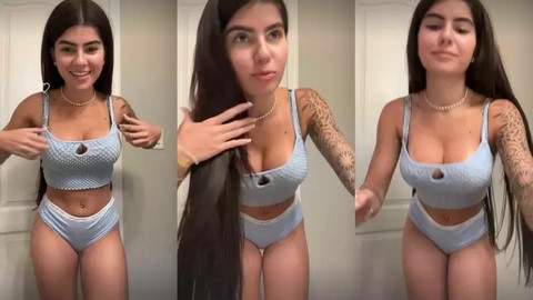 Onlyfans - Teen Thaissa Fit Strips Down For A Shower - Thaissa Fit -