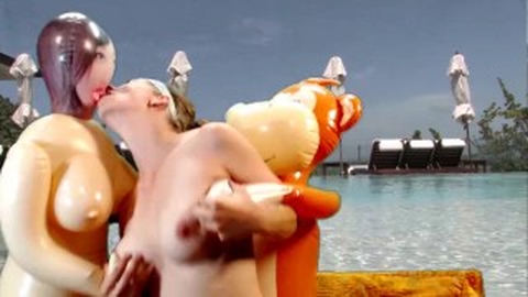 Milf Fucks Anal-Loving Teen Step Sister & Pool Boy Behind Husbands Back