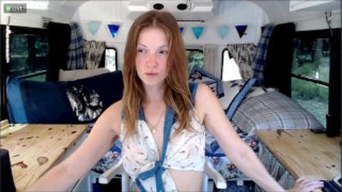 #vanlife Juicy Ass Reverse Strip on Webcam