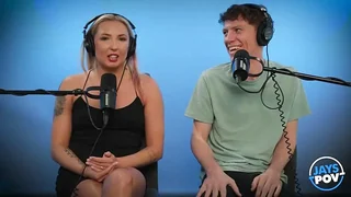 Blonde MILF Heather Hendrix chats with Rion King in Jay's POV Podcast