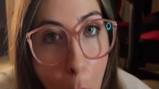 Alejandramoviess - Suck My Cock a Girl With Glasses